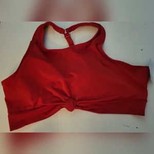 Outdoor Oasis Women's Striking Red Swim Top Size 2X. Brand New With Tags.